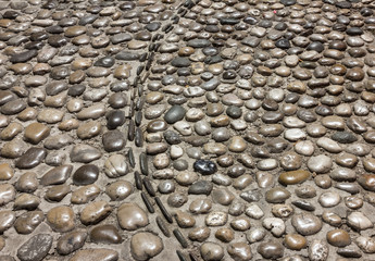 stone background, road in Mostar, Bosnia and Herzegovina