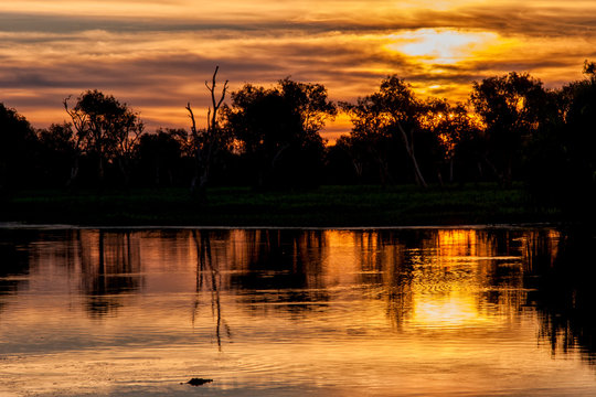 billabong sunset australie