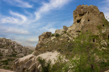 Fototapeta na wymiar Cappadocia, Goreme rock landscape, open air museum, Turkey