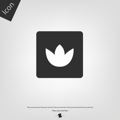 Flower vector icon