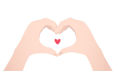 Hand heart