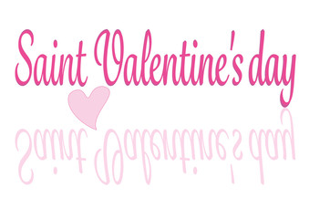 Pink Saint Valentine's day