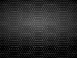 white outline hexagon background