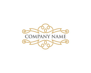 Ornament Line Frame Vector 003