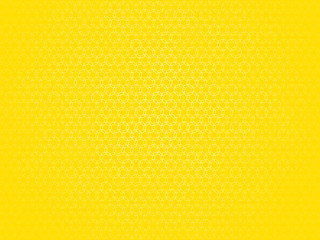 yellow outline hexagon pattern