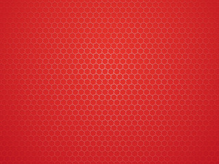 Obraz premium abstract red geometric hexagon background
