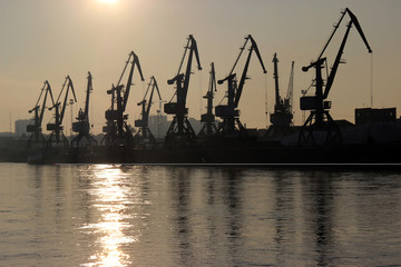 travelling along the Yenisei river