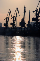 travelling along the Yenisei river