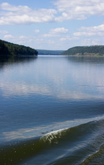 travelling along the Yenisei river
