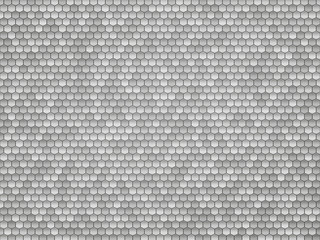silver metal hexagon texture