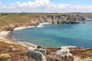 Obraz premium Landscape at Pointe de Dinan in Brittany in France.