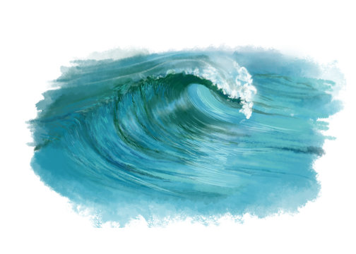 fala morska, oceaniczna, woda, turkus, wave, 