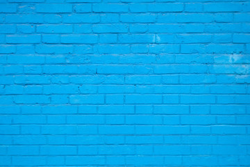 Blue brick wall texture