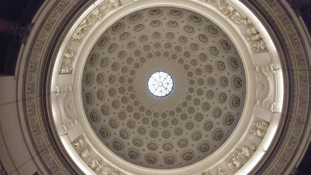 Rotazione panoramica Cupola Gran Madre di Dio a Torino