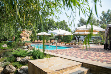 The hotel is in the nature for recreation