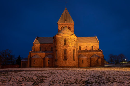 Sct. Bendt's Church in Ringsted approx. 50 km from Copenhagen, Denmark.  The church is built between 1161 and 1170 and is the oldest church in Scandinavia built in bricks.