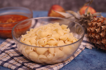 Pasta in pork sauce