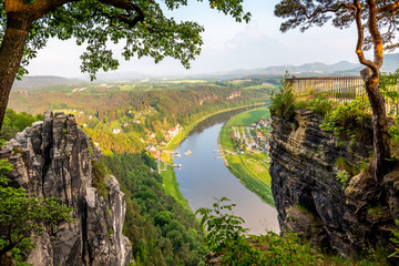 Aussicht auf die Elbe