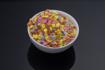 Colorful sweets, colorful sprinkles