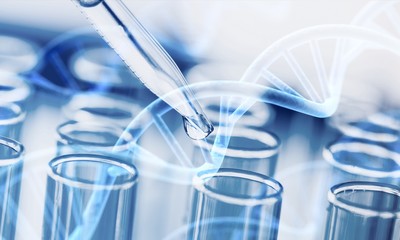 Science laboratory test tubes , laboratory equipment