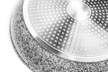 a frying pan on a white background