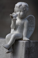  Angel statue in cemetery,Bistrita, Romania,2018
