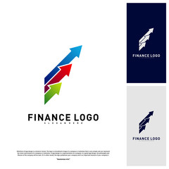 Obraz na płótnie Canvas Business Stats Finance logo Concept Vector. Finance logo Template