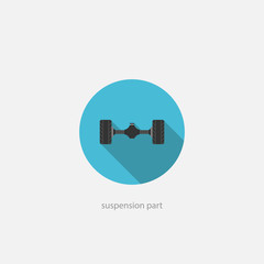 icon suspension part garage car auto parts maintenance