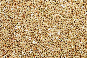background of biologically grown organic buckwheat