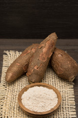 Yuca root, also called Mandioca