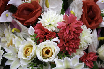 Fresh and fragrant roses