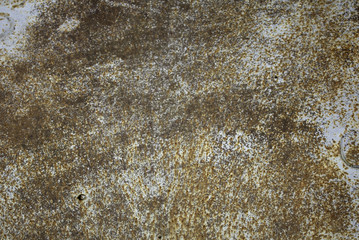 Spoiled and dirty metallic background
