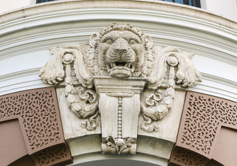 Lion sculpture in Grand Palace ,Thailand