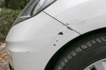 Car crash , chipping paint - 245386690