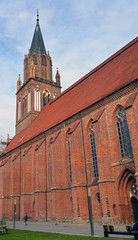 Fototapeta na wymiar Konzertkirche St. Marien in Neubrandenburg