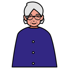 cute grandmother avatar character