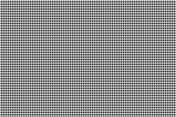 Houndstooth fabric pattern backgound - vector, illustration.