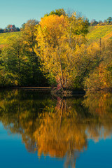Herbst am M&ouml;nchsbergsee bei D&uuml;rrenzimmern