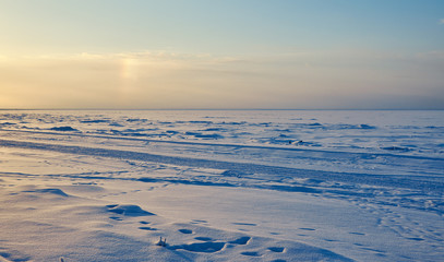 Beautiful Christmas landscape