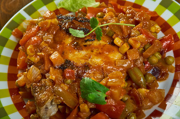 Italiano  Spicy Shoulder Pork Chops