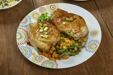 Chuletas a La Jardinera