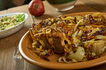 Caramelized Onion Smothered Pork Chops