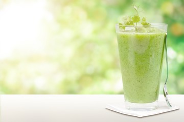 Vegetable green smoothie