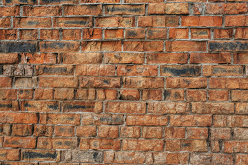 red damaged brick texture