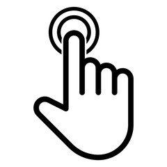 nmps9 NewMousePointerSign nmps - english - hand cursor: computer - click - circle - simple template - outline xxl g7115