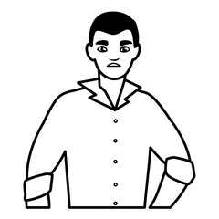 young man avatar character