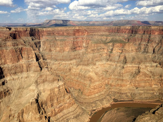 Sonnenuntergang in Grand-Canyon-Nationalpark, Arizona, Vereinigte Staaten von Amerika