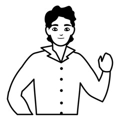 young man avatar character