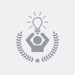Obraz premium Innovation prize symbol icon