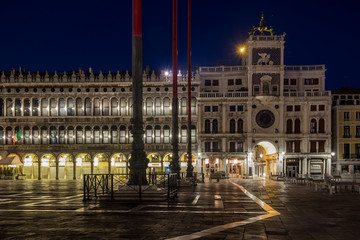 Fototapeta premium Wenecja, wieża zegarowa